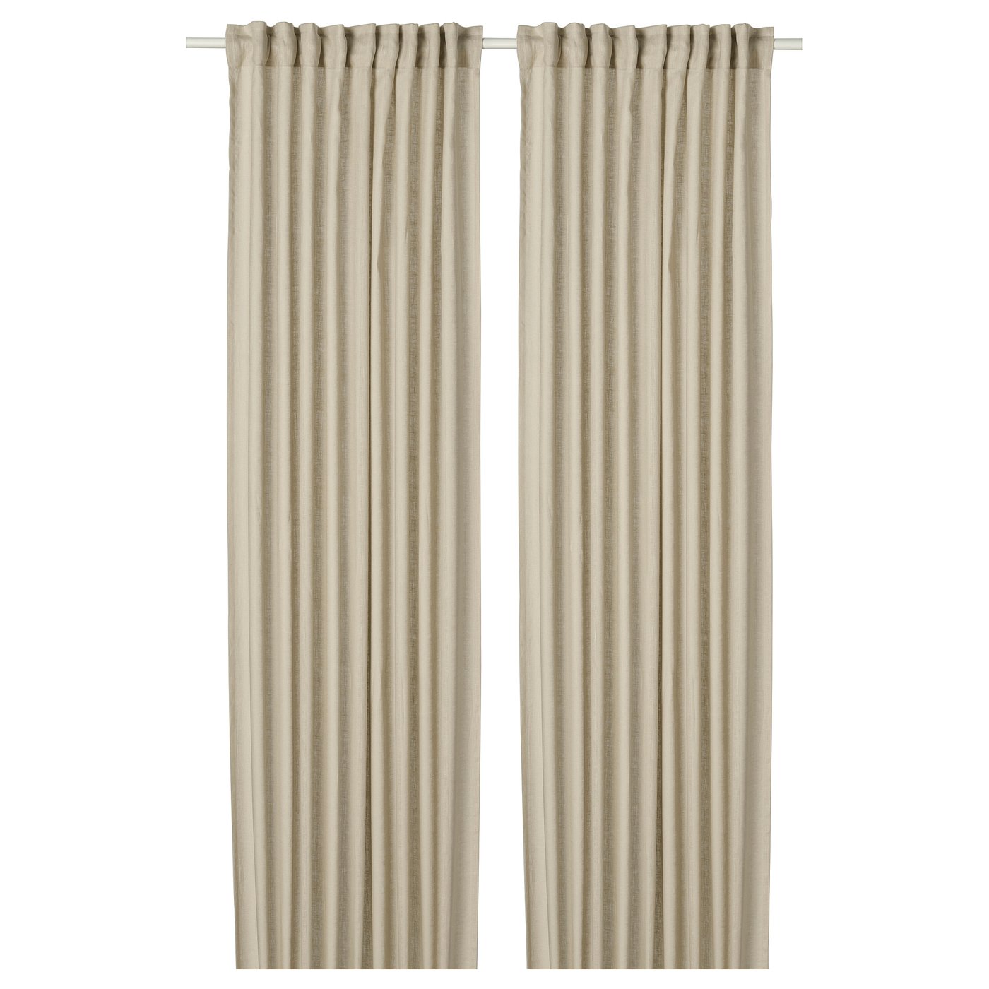 IKEA Шторы DYTAG 145x300 см 2 шт Бежевый (ИКЕА DYTAG) 806.078.20