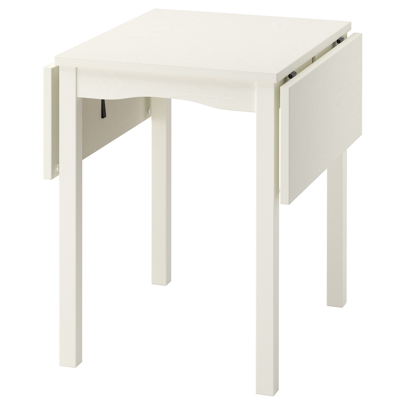IKEA Раскладной обеденный стол HAUGA Белый (ИКЕА ХАУГА) 205.860.00