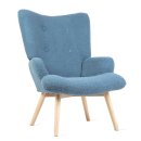 Крісло м'яке Homla MOSS TEDDY BOUCLE Синій