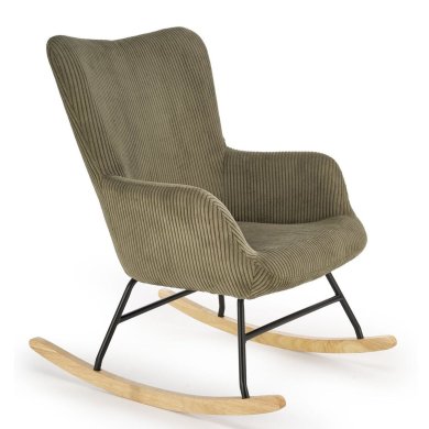 Кресло-качалка мягкое Halmar BELMIRO Оливковый - 3 Кресло-качалка мягкое Halmar BELMIRO Оливковый V-CH-BELMIRO-FOT-OLIWKOWY фото - 3
