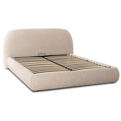 Ліжко Mebel Elit ROSSO Boucle 160x200 см Бежевий ME.ROSSO/160/BZ/TB/LOZZPOJ фото - 3