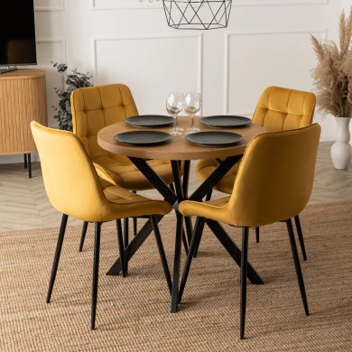 Обеденный стул Mebel Elit CHRIS Welur Горчичный ME.CHRIS/CU/CZ/V/K фото - 6