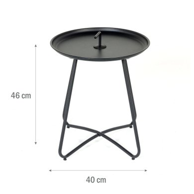 Журнальний стіл Meven VASSO Чорний - 7 Журнальний стіл Meven VASSO Чорний MV-TB199-VASSO фото - 7