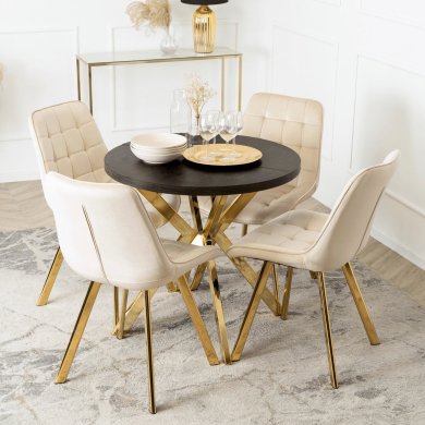 Раскладной обеденный стол Mebel Elit DORIAN Черный ME.DORIAN/CZ/ZL/S фото - 9