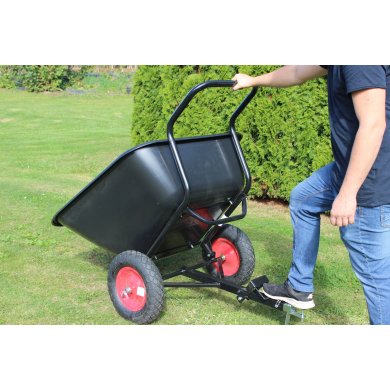 Садовая тележка Garden Line 160 л Черный WOZ3849 фото - 5