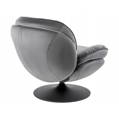 Кресло мягкое поворотное с подставкой Mebel Elit FIONA Серый ME.FIONA/P/V/FW фото - 6