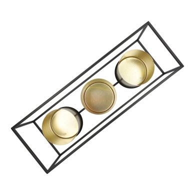 Подставка с цветочными горшками Homla ROH 48x16x18 см | Золотой - 3 Подставка с цветочными горшками Homla ROH 48x16x18 см | Золотой 161332 фото - 3