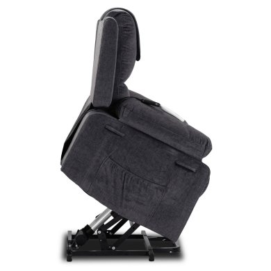 Кресло мягкое раскладное массажное с реклайнером Mebel Elit FENIX 2 Темно-серый ME.FENIX2/P/T/FW фото - 7