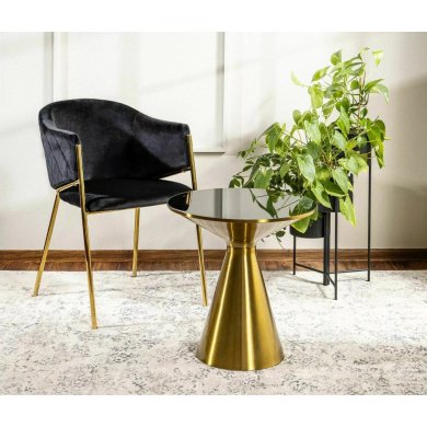 Обідній стілець Signal BONO Velvet Чорний BONOVZLC фото - 4