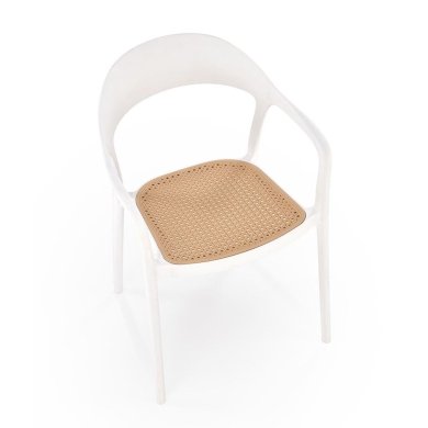 Садовый стул Halmar K530 Белый - 6 Садовый стул Halmar K530 Белый V-CH-K/530-KR-BIAŁY фото - 6