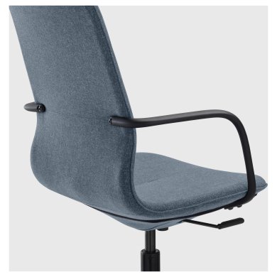 IKEA Офисное кресло LANGFJALL Синий (ИКЕА ЛАНГФЬЯЛЛЬ) 59178077 фото - 11