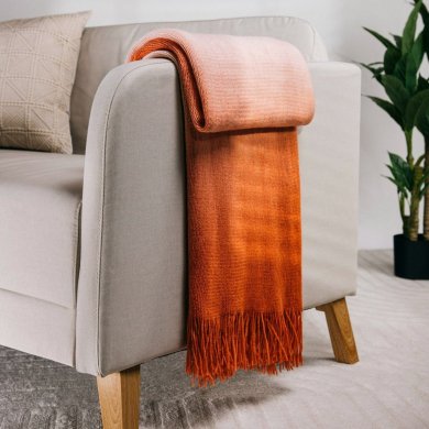 Плед Homla FINNS 130x170 см Коралловый 240131 фото - 5