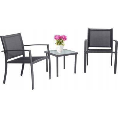 Комплект садовой мебели Garden Line TWIST Серый - 2 Комплект садовой мебели Garden Line TWIST Серый ANH6142 фото - 2