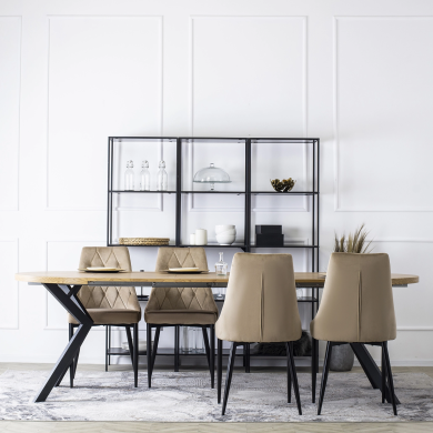 Обідній стілець Mebel Elit CORK Welur Бежевий ME.CORK/BZ/V/K фото - 17