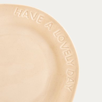 Набір десертних тарілок Homla ISERNIA 20 см 4 шт Бежевий 244176 фото - 2