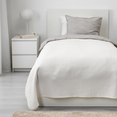 IKEA Покривало VARELD 150х250 см Білий (ИКЕА VÅRELD) 00384017 фото - 7