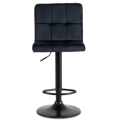 Барный стул Mebel Elit NERO Welur Черный ME.NERO/CZ/CZ/V/H фото - 3