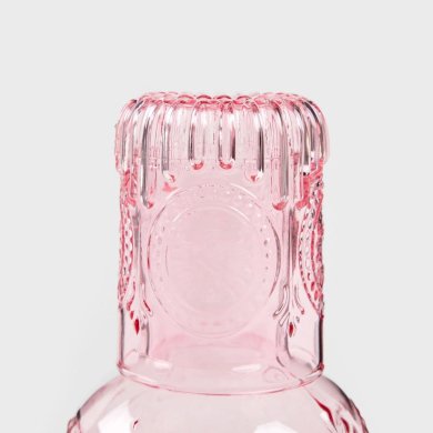 Графин зі склянкою Homla MUNCHO 1 л Рожевий - 3 Графин зі склянкою Homla MUNCHO 1 л Рожевий 239592 фото - 3