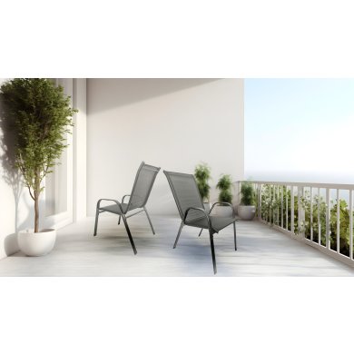 Садовий стілець Kontrast MINORKA Сірий 5.03.15055 фото - 10