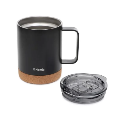 Термокружка Homla TORREL 400 мл | Черный / Дерево 219172 фото - 3