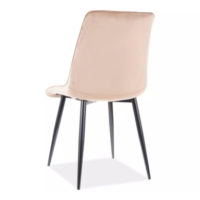 Обеденный стул Signal CHIC Welur Бежевый CHICVCBE фото - 2