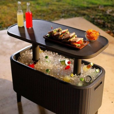 Садовый стол-бар Keter BEVY BAR Коричневый 246857 фото - 2