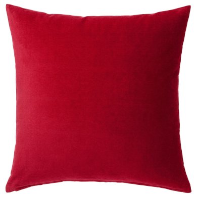 IKEA Декоративная наволочка SANELA 50х50 см Красный (ИКЕА SANELA) 00447307
