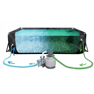 Каркасный бассейн Bestway 561KG APX 732х366х132 см Серый BES561KG фото - 8