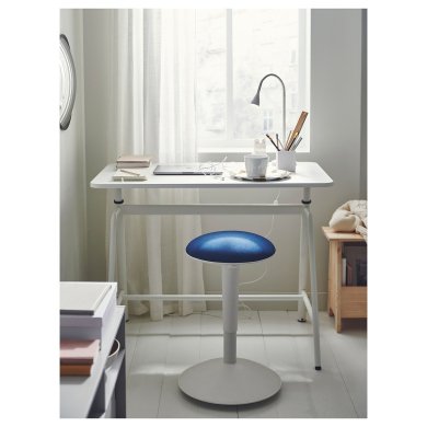 IKEA Письменный стол для работы сидя/стоя GLADHOJDEN Белый (ИКЕА ГЛАДХОЙДЕН) 30493939 фото - 7