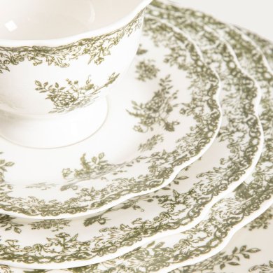 Глубокая тарелка Homla LOURRY 22 см Зеленый 242168 фото - 4