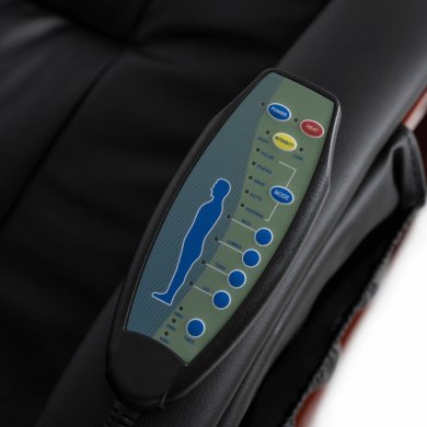 Кресло мягкое массажное с подставкой Mebel Elit CANO Черный ME.CANO/CZ/E/FW фото - 10