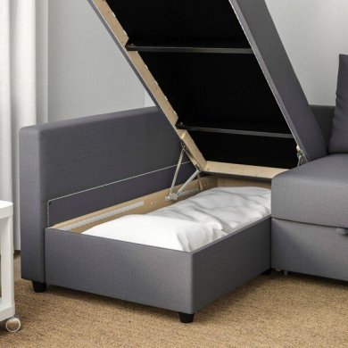 IKEA Кушетка к угловому дивану FRIHETEN (ИКЕА ФРИХЕТЭН) 80311734 фото - 2