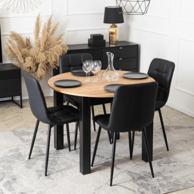 Обідній стілець Mebel Elit DALVIN Чорний - 6 Обідній стілець Mebel Elit DALVIN Чорний ME.DALVIN/CZ/E/K фото - 6