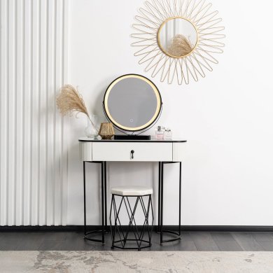 Туалетний стіл з пуфом Mebel Elit EMPORIA MINI Білий ME.EMPORIAMINI/B/CZ/B фото - 4