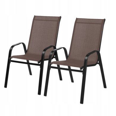 Комплект садовых стульев Garden Line TIH1649 2 шт Коричневый TIH1649