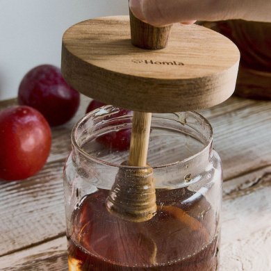 Банку для меду Homla CARLOS 470 мл Прозорий - 5 Банку для меду Homla CARLOS 470 мл Прозорий 227065 фото - 5