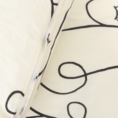 Комплект постельного белья Homla MILOS 200x220 см Кремовый 209982 фото - 3