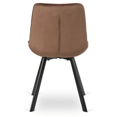 Обеденный стул Mebel Elit RICK Welur Коричневый ME.RICK/BR/V/K фото - 4