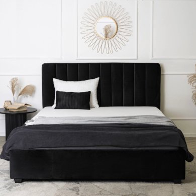 Ліжко Mebel Elit MARI Welur 160x200 см Чорний ME.MARI/160/CZ/V/LOZZPOJ фото - 5