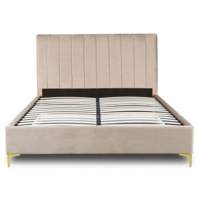 Кровать Mebel Elit MARCELO Welur 160x200 см Бежевый ME.MARCELO/160/BZ/V/LOZ фото - 3