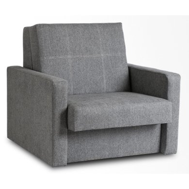 Кресло мягкое раскладное Mebel Elit MILAN 1 Серый PPHUE.MAJA1/POLARIS19/FW