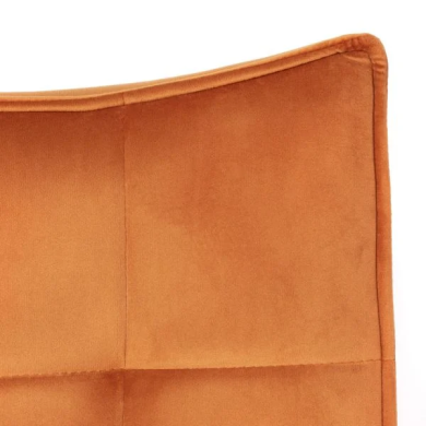 Кресло мягкое с подставкой Homla VINNIS Welur Оранжевый 218194 фото - 5