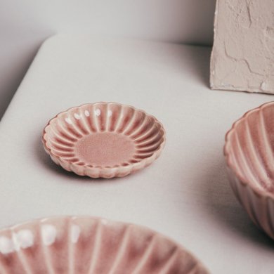 Блюдце Homla MELIDA 10 см Розовый 235890 фото - 5