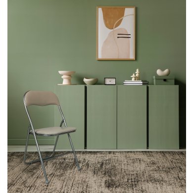 Складаний садовий стілець Kontrast LEON Бежевий 5.90.21340 фото - 9