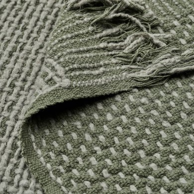 IKEA Плед LAPPTAG 130х170 см Зелений (ИКЕА ЛАППТАГ) 70572208 фото - 2