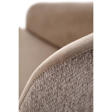 Обеденный стул поворотный Halmar MALAGA Бежевый V-PL-N-MALAGA-MAVEL38/STELAR16 фото - 8