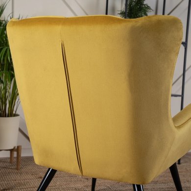 Кресло мягкое Mebel Elit VINCENT Горчичный - 10 Кресло мягкое Mebel Elit VINCENT Горчичный ME.VINCENT/CU/V/FW фото - 10