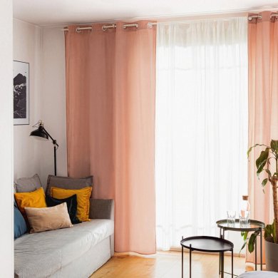 Штора на люверсах Homla PATTY 140x250 см | Темно-розовый 207645