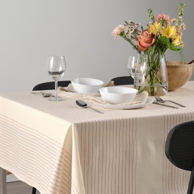 IKEA Скатерть VIPPSTARR 150x150 см Бежевый (ИКЕА VIPPSTARR) 40559185 фото - 5