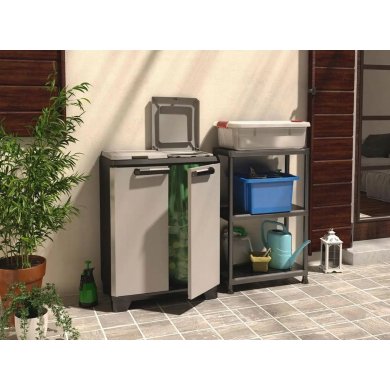 Бокс для сортировки мусора Keter/Kis SPLIT PREMIUM 220 л Серый 240623-1 фото - 6